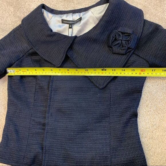 Alexander Mcqueen NWT navy jacket blazer Sz 38 - Picture 10 of 12